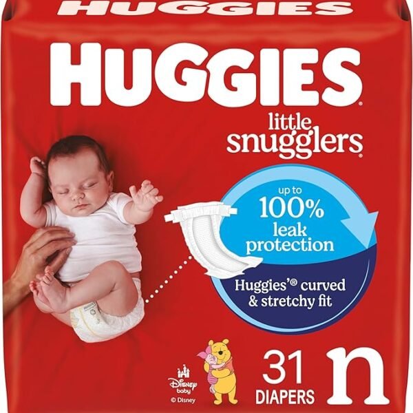 Huggies Size Newborn Diapers, Little Snugglers Baby Diapers, Size Newborn