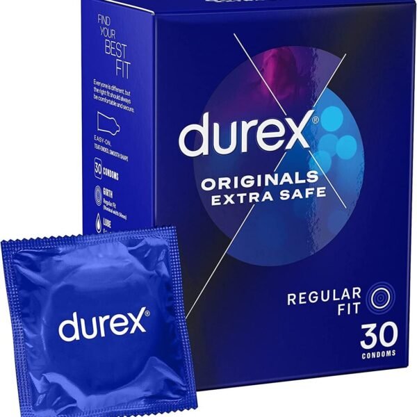 Durex Extra Safe strong thicker extra lubricated condoms